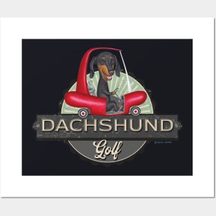 Dachshund Golf Posters and Art